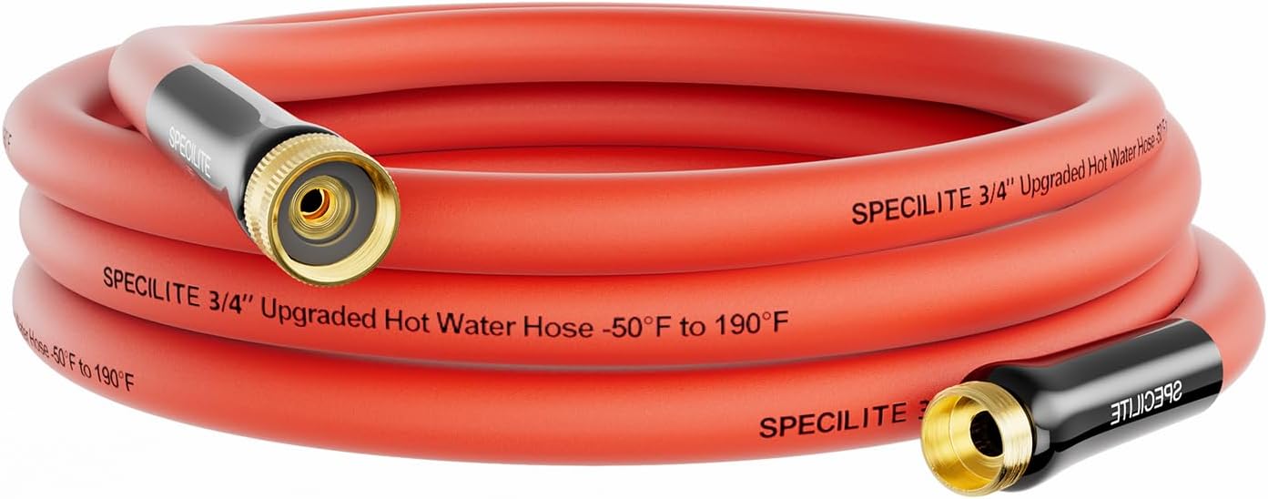 5/8" x 5FT Hot/Cold Short Leader Garden Water Hose, -50℉-190℉
