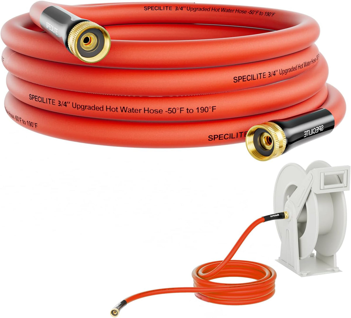 5/8" x 5FT Hot/Cold Short Leader Garden Water Hose, -50℉-190℉