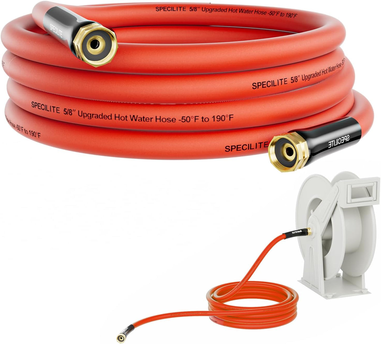5/8" x 5FT Hot/Cold Short Leader Garden Water Hose, -50℉-190℉