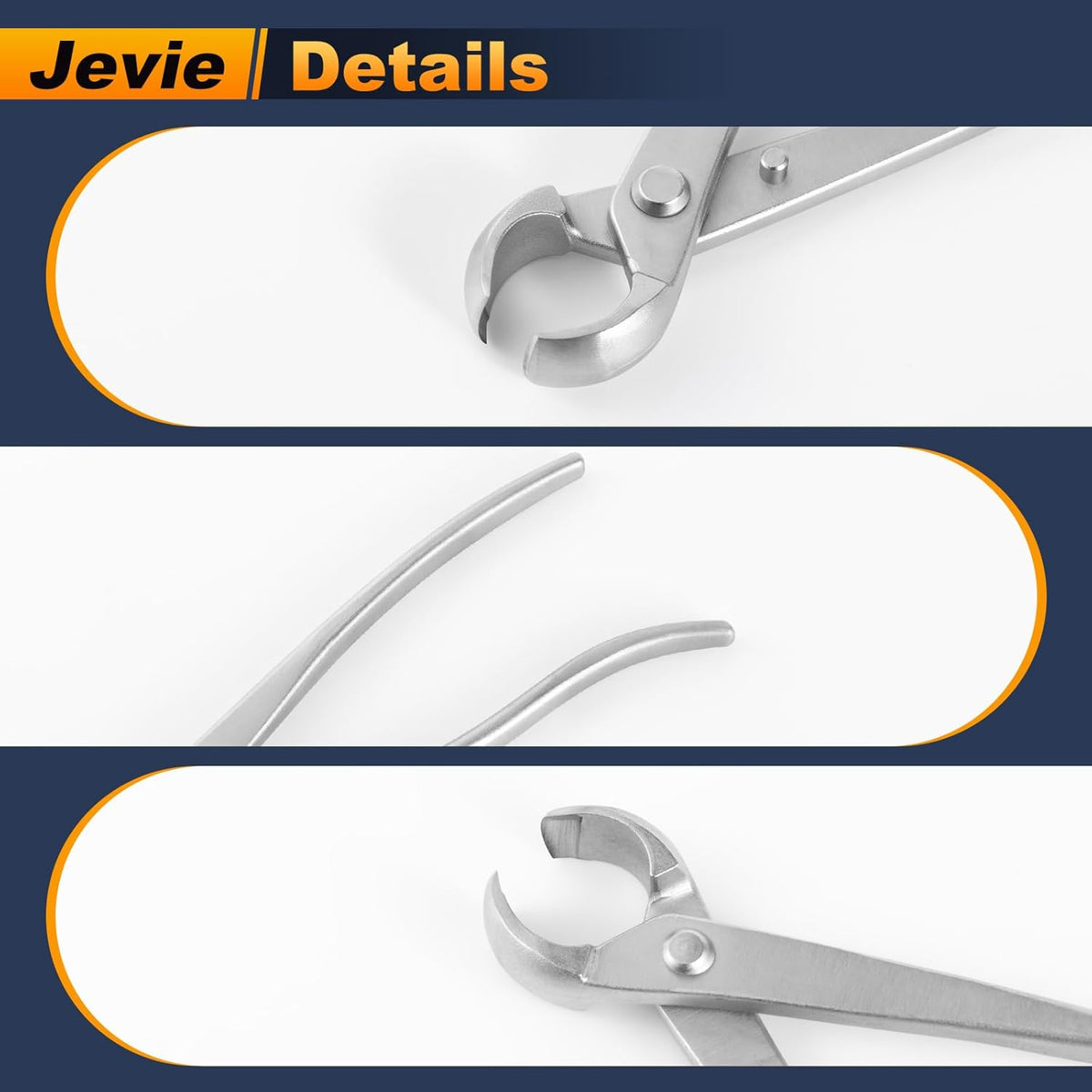 8 inch Concave Cutter, Stainless Steel Cutter for Bonsai & Gardening Pruning, Supplied (Circular)