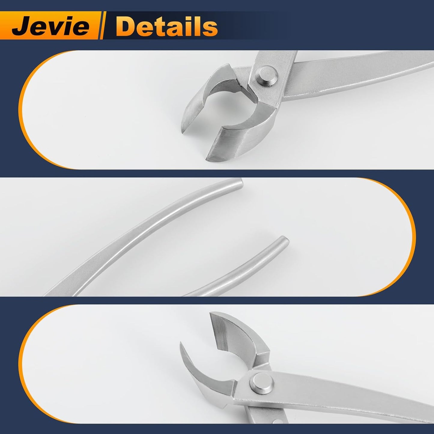 8 inch Concave Cutter, Stainless Steel Cutter for Bonsai & Gardening Pruning, Supplied (Circular)