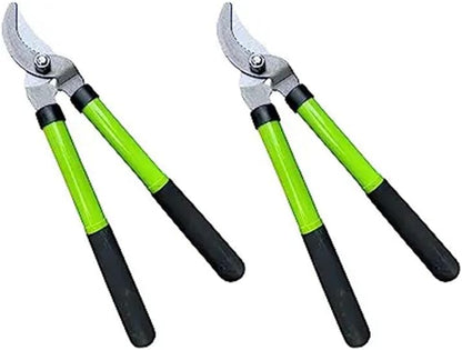 Bypass Loppers Tree Trimmer Clipper – Compact 15 inch High Carbon Steel Blade Gardening Loppers Pruning Shear - Comfort Grip Handles – Heavy Duty Branch Cutter – Cut Thick Branches w Ease