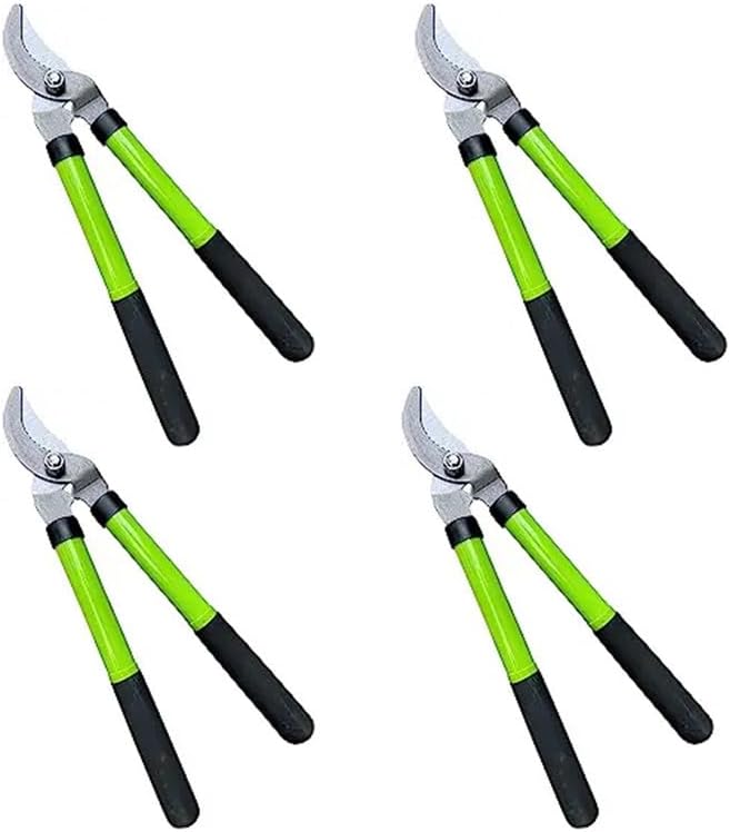 Bypass Loppers Tree Trimmer Clipper – Compact 15 inch High Carbon Steel Blade Gardening Loppers Pruning Shear - Comfort Grip Handles – Heavy Duty Branch Cutter – Cut Thick Branches w Ease