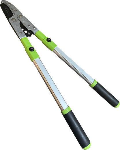 Bypass Loppers Tree Trimmer Clipper – Compact 15 inch High Carbon Steel Blade Gardening Loppers Pruning Shear - Comfort Grip Handles – Heavy Duty Branch Cutter – Cut Thick Branches w Ease