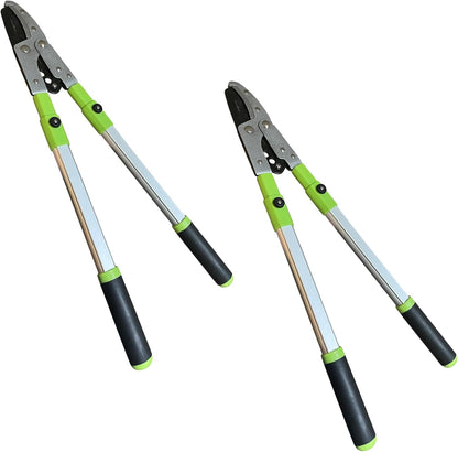 Bypass Loppers Tree Trimmer Clipper – Compact 15 inch High Carbon Steel Blade Gardening Loppers Pruning Shear - Comfort Grip Handles – Heavy Duty Branch Cutter – Cut Thick Branches w Ease