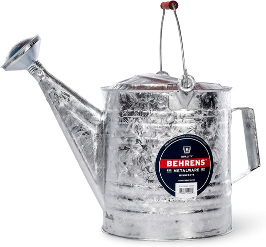 2.5 Gallon Hot Dipped Steel Watering Can