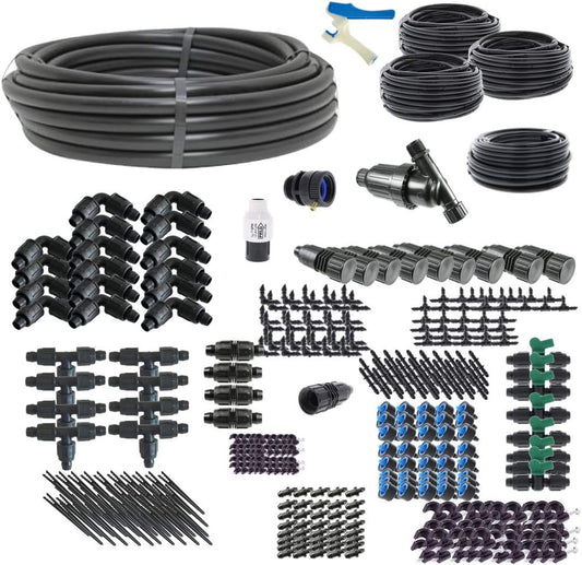 Drip Irrigation Kit for Raised Bed Gardening - Kit Size : Premium