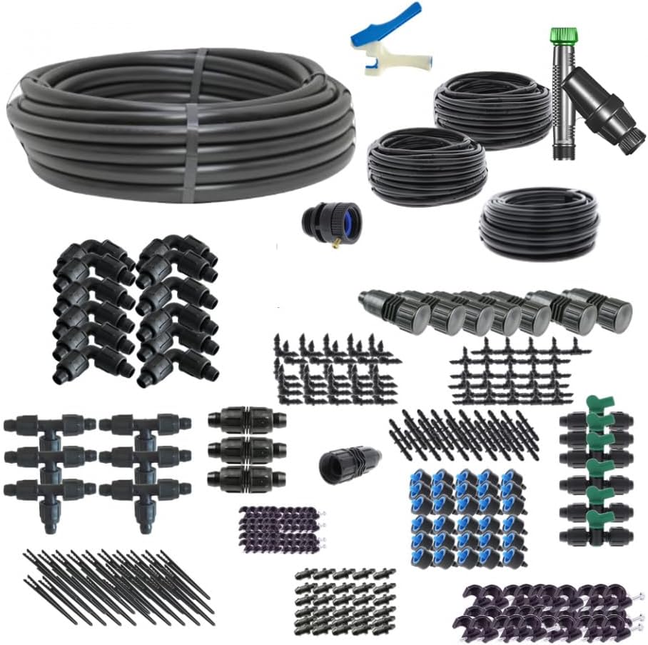 Drip Irrigation Kit for Raised Bed Gardening - Kit Size : Premium