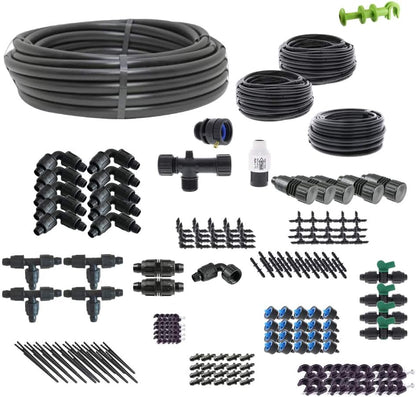 Drip Irrigation Kit for Raised Bed Gardening - Kit Size : Premium