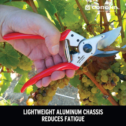 BP 4250 MAXFORGED Aluminum Bypass Pruner, 1-Inch Cut Capacity, Professional Hand Pruning Shears with Replaceable Steel Blade & Ergonomic Angled Head