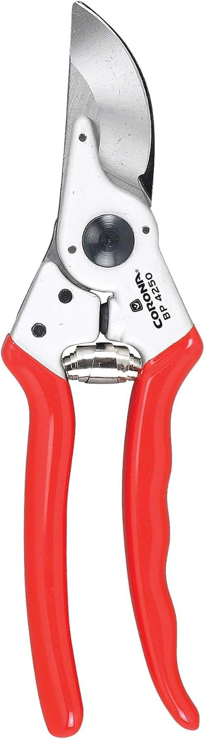 BP 4250 MAXFORGED Aluminum Bypass Pruner, 1-Inch Cut Capacity, Professional Hand Pruning Shears with Replaceable Steel Blade & Ergonomic Angled Head