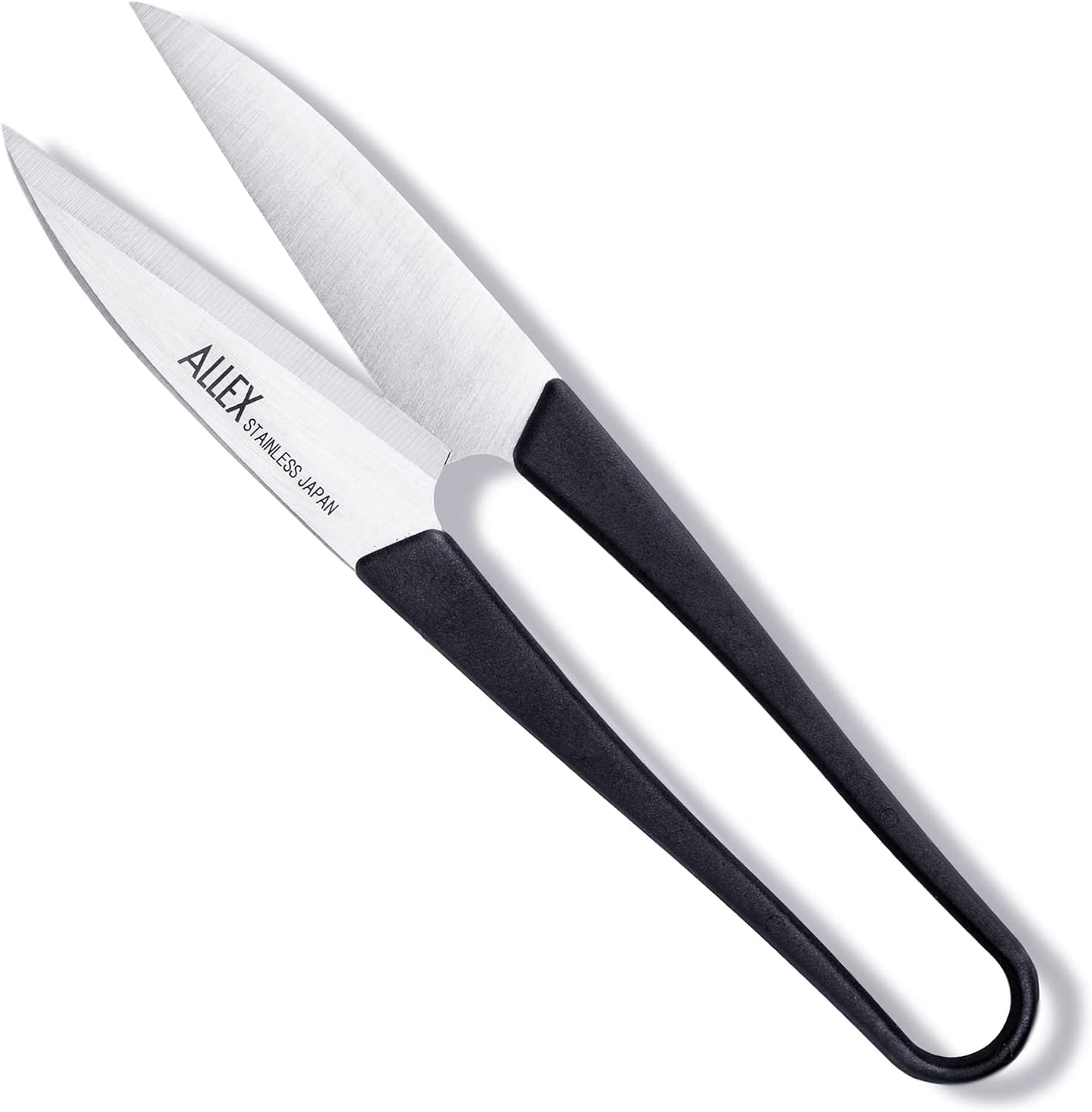 Japanese Thread Snips for Sewing and Embroidery 4.1" (Medium), Made in JAPAN, Spring Loaded Small Thread Snippers Scissors, Black