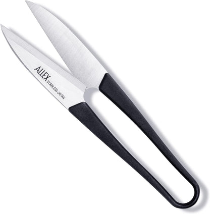 Japanese Thread Snips for Sewing and Embroidery 4.1" (Medium), Made in JAPAN, Spring Loaded Small Thread Snippers Scissors, Black