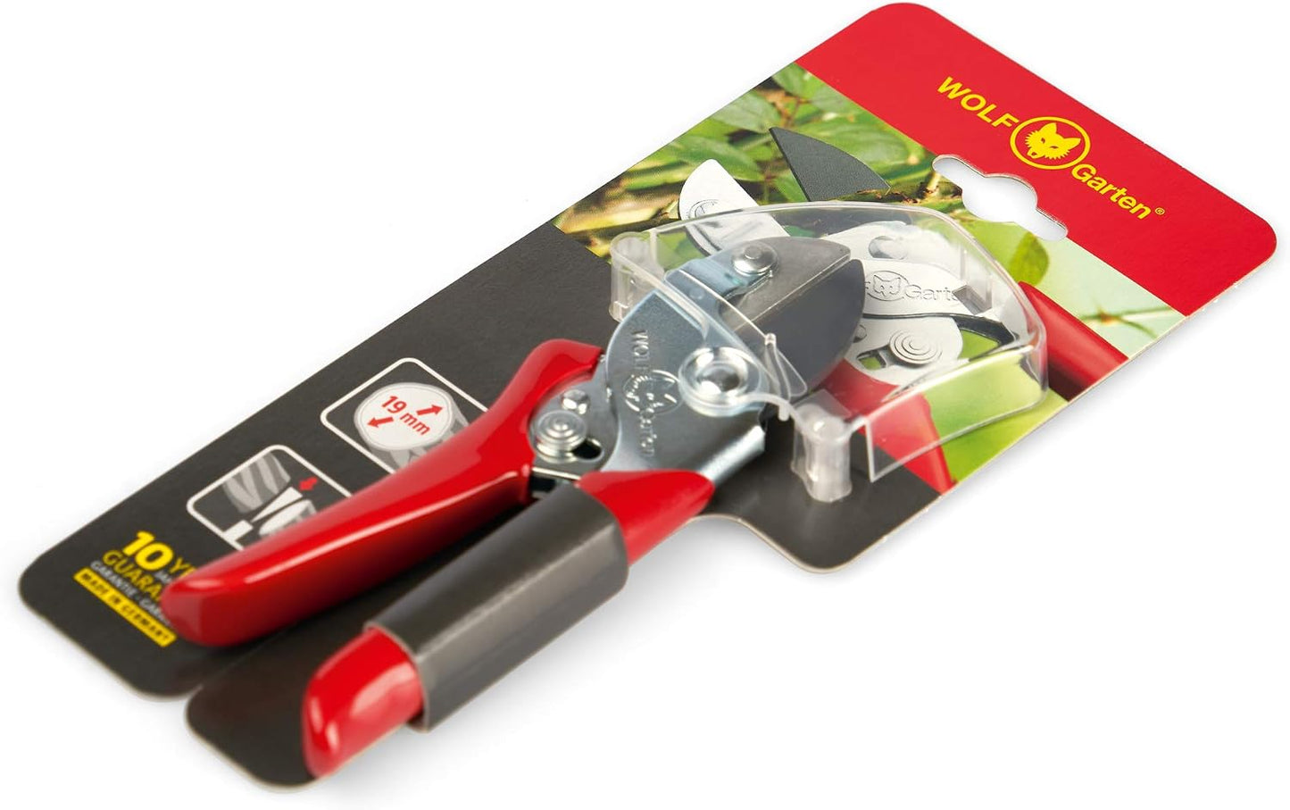 RSEN Anvil Secateurs, Red, 39.5x7.84x3 cm