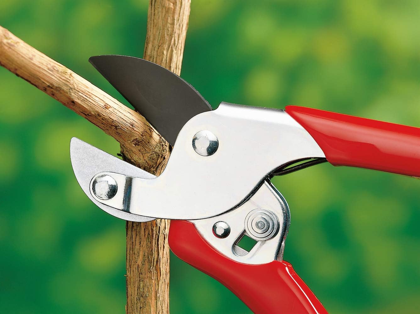 RSEN Anvil Secateurs, Red, 39.5x7.84x3 cm