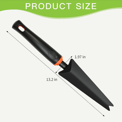 Hand Hoe, Mini Weeder Hoes for Gardening Digging Tool Two Head Hoe Manual Weeders Digging Tools Double Hoe Cultivator for Yard and Garden