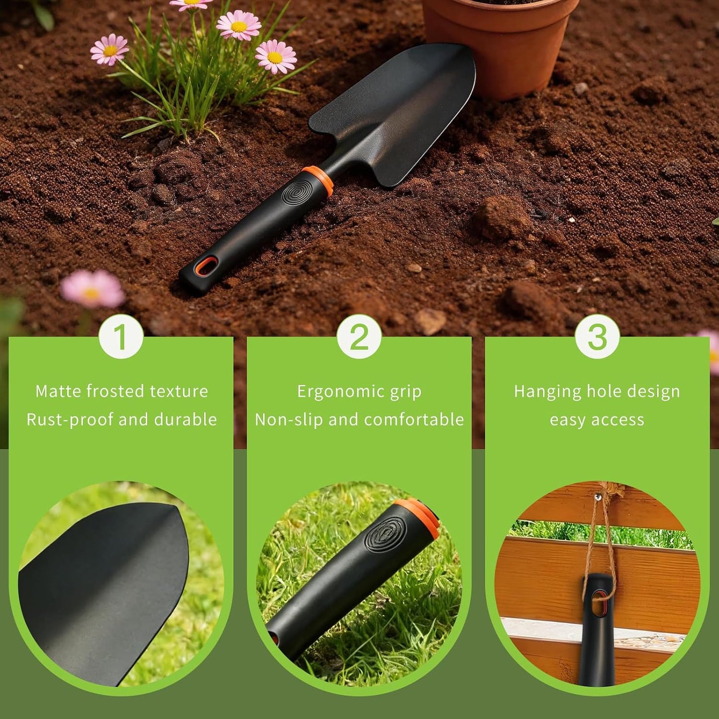 Hand Hoe, Mini Weeder Hoes for Gardening Digging Tool Two Head Hoe Manual Weeders Digging Tools Double Hoe Cultivator for Yard and Garden