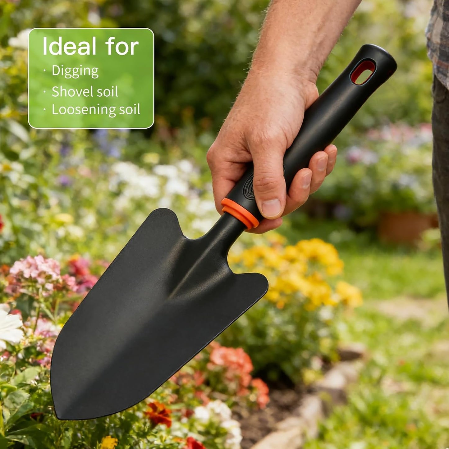 Hand Hoe, Mini Weeder Hoes for Gardening Digging Tool Two Head Hoe Manual Weeders Digging Tools Double Hoe Cultivator for Yard and Garden