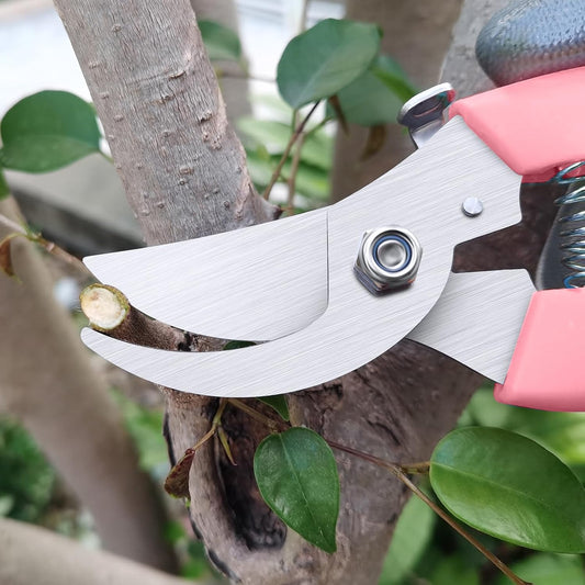 Flower Scissors, Premium Flower Cutter, Pruning Shears for Gardening-Pink