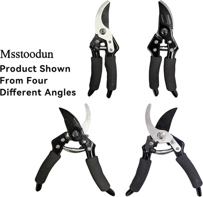Garden Pruning Shears with Sharp SK5 Blade, Bypass Pruner with 5/8-Inch Cut Capacity, Plant Clippers for Roses, Shrubs & Small Branches