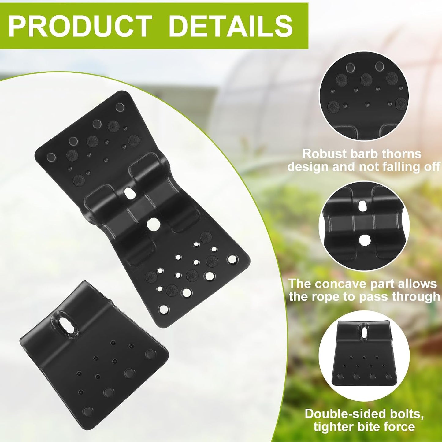 250 Pcs Bird Netting Mounting Clips Butterfly Shape Reusable Plastic Black Fabric Net Fixing Clips for Garden Anti, Make Installing Bird Netting Easy and Fast