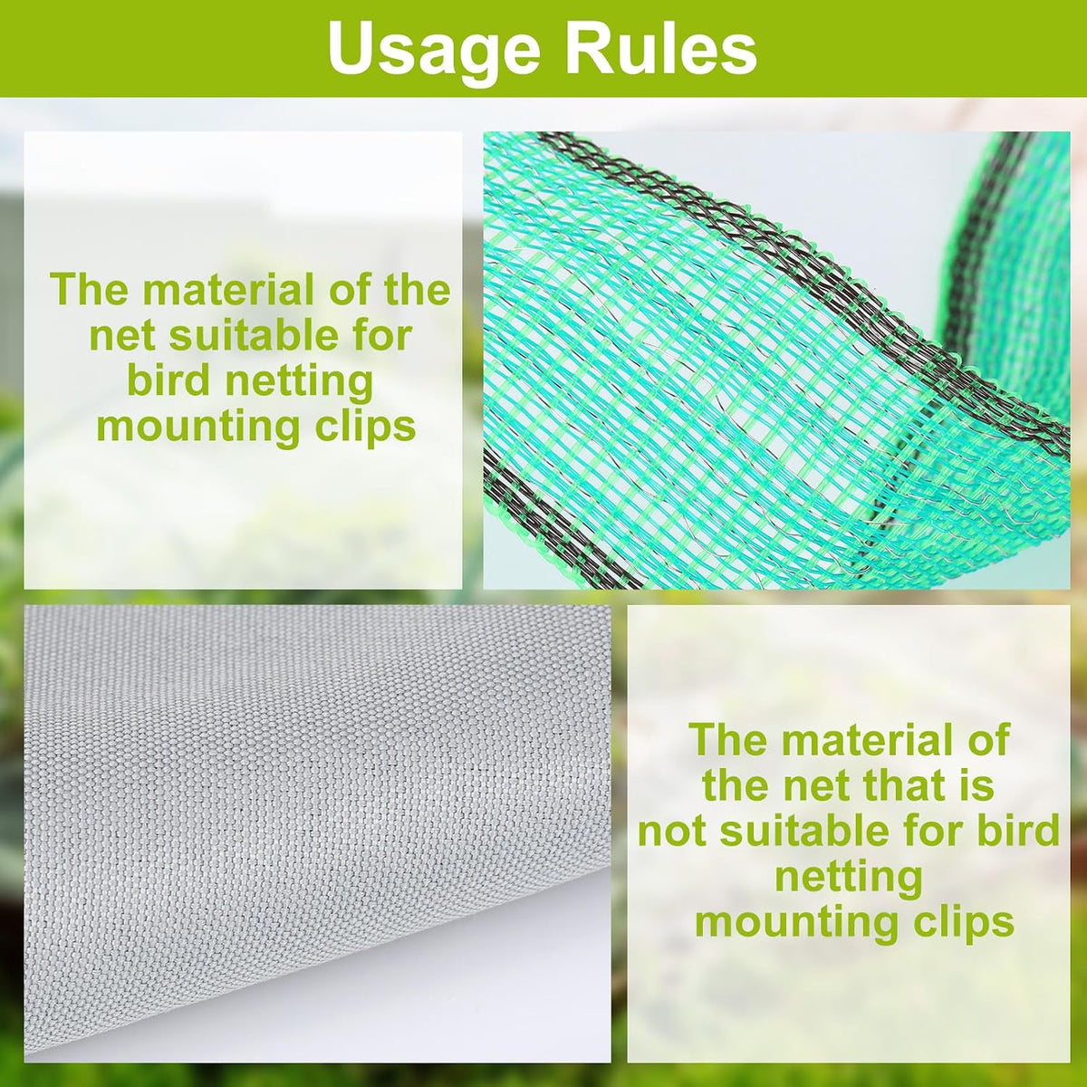 250 Pcs Bird Netting Mounting Clips Butterfly Shape Reusable Plastic Black Fabric Net Fixing Clips for Garden Anti, Make Installing Bird Netting Easy and Fast