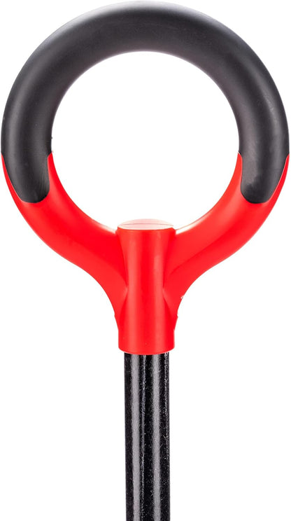 25311 Pro-Lite Ergonomic Carbon Steel Digging Fork, Red