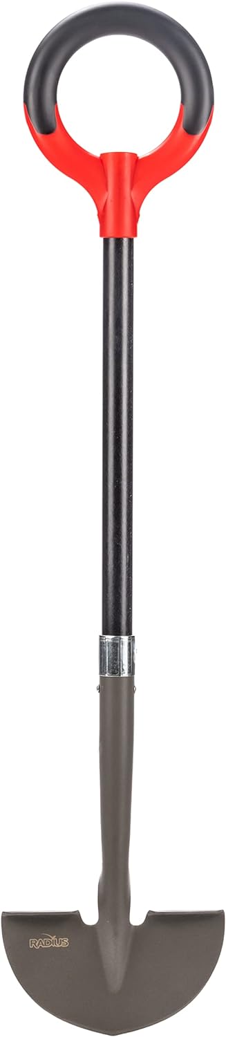 25311 Pro-Lite Ergonomic Carbon Steel Digging Fork, Red
