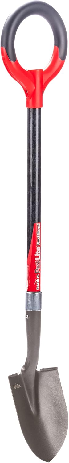 25311 Pro-Lite Ergonomic Carbon Steel Digging Fork, Red