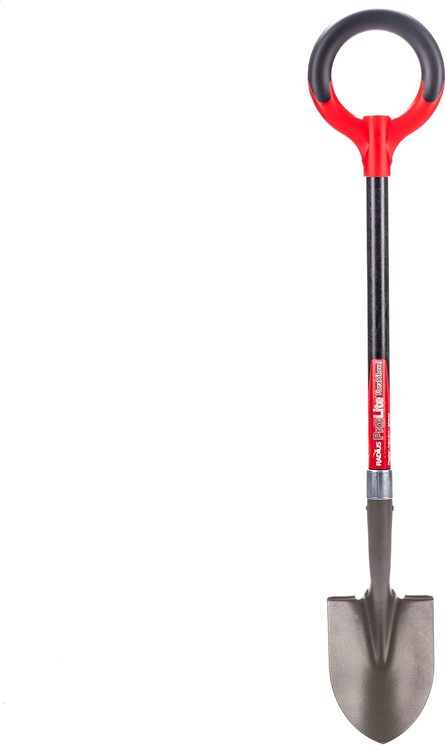 25311 Pro-Lite Ergonomic Carbon Steel Digging Fork, Red