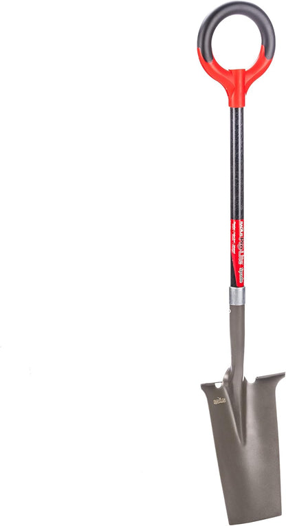 25311 Pro-Lite Ergonomic Carbon Steel Digging Fork, Red