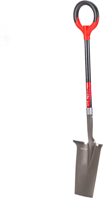 25311 Pro-Lite Ergonomic Carbon Steel Digging Fork, Red