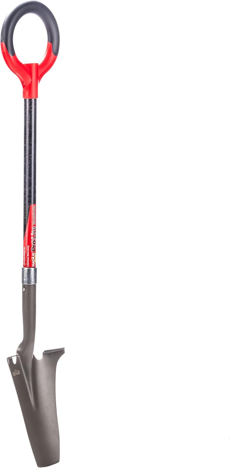25311 Pro-Lite Ergonomic Carbon Steel Digging Fork, Red