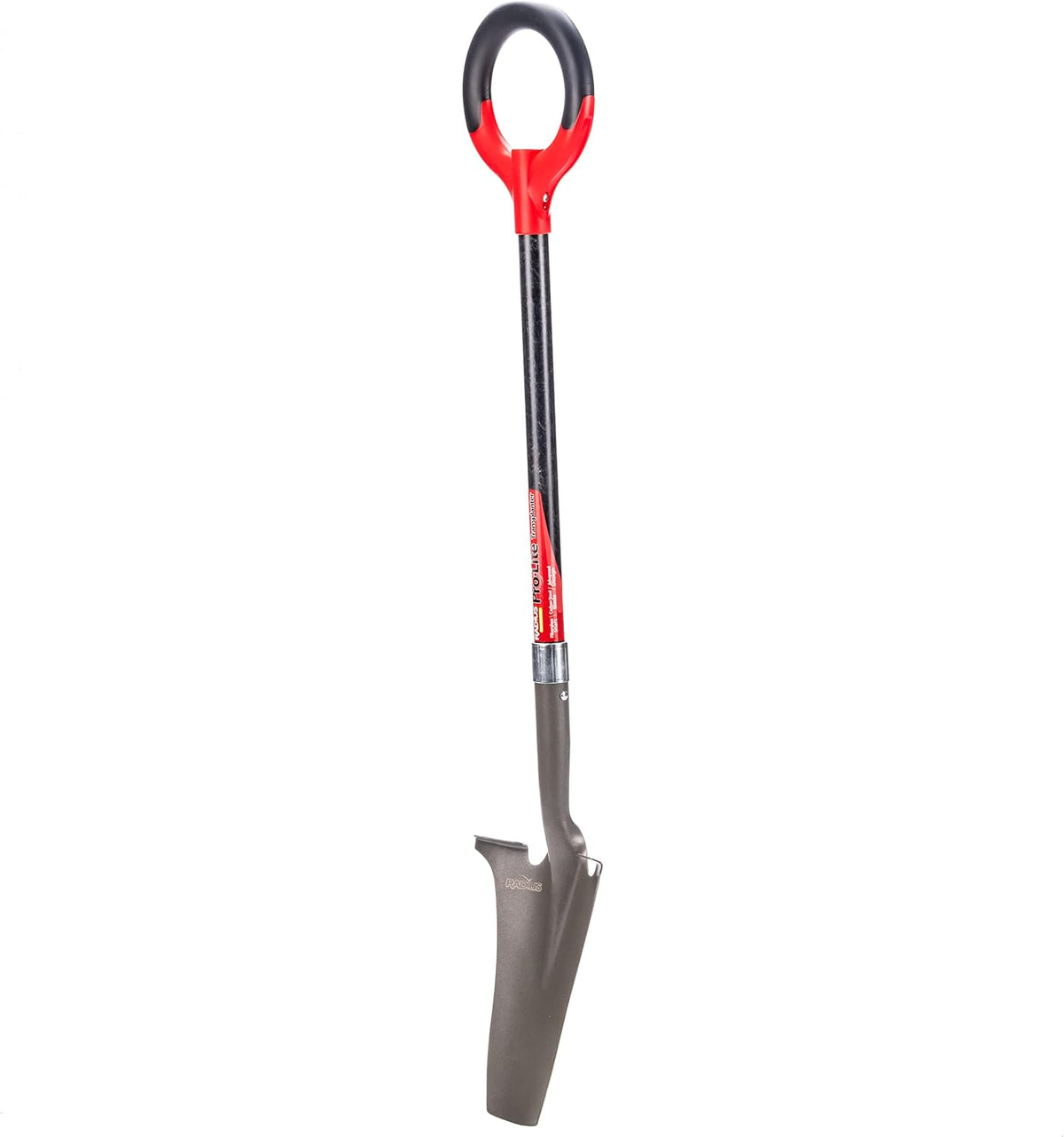 25311 Pro-Lite Ergonomic Carbon Steel Digging Fork, Red