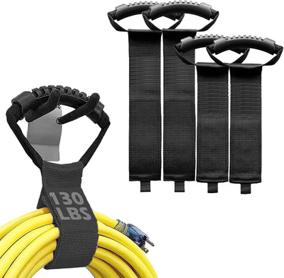 130lbs Cord Holder Storage Straps, 4 Pcs