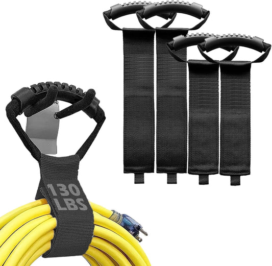 130lbs Cord Holder Storage Straps, 4 Pcs