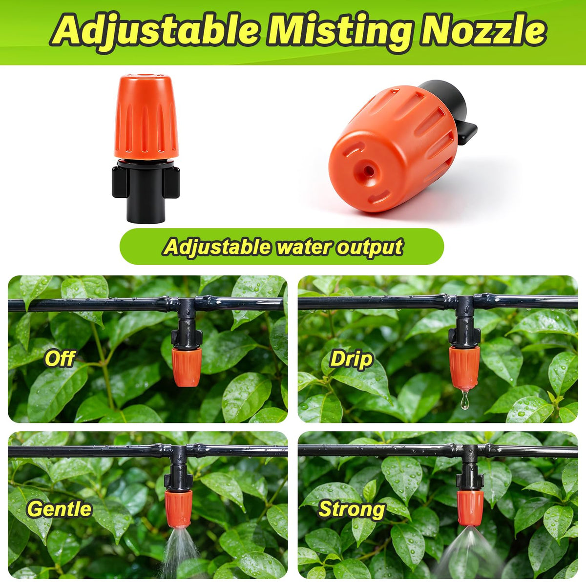 230 Pcs 1/4 Inch Drip Irrigation Fittings Kit, 1/4" Dripline Complete Barbed Connectors- Nozzles, Micro Drips, Nozzle Tees, Single Barbs, Couplers, Tees, Valves, Elbows, Plugs, Crosses, Stakes