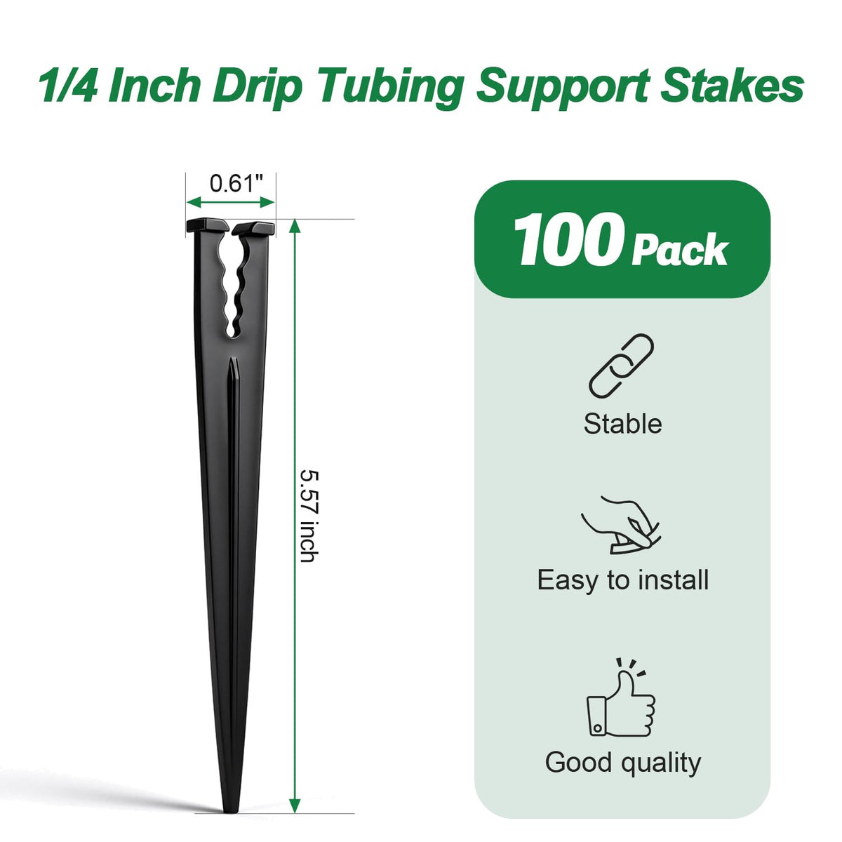 230 Pcs 1/4 Inch Drip Irrigation Fittings Kit, 1/4" Dripline Complete Barbed Connectors- Nozzles, Micro Drips, Nozzle Tees, Single Barbs, Couplers, Tees, Valves, Elbows, Plugs, Crosses, Stakes