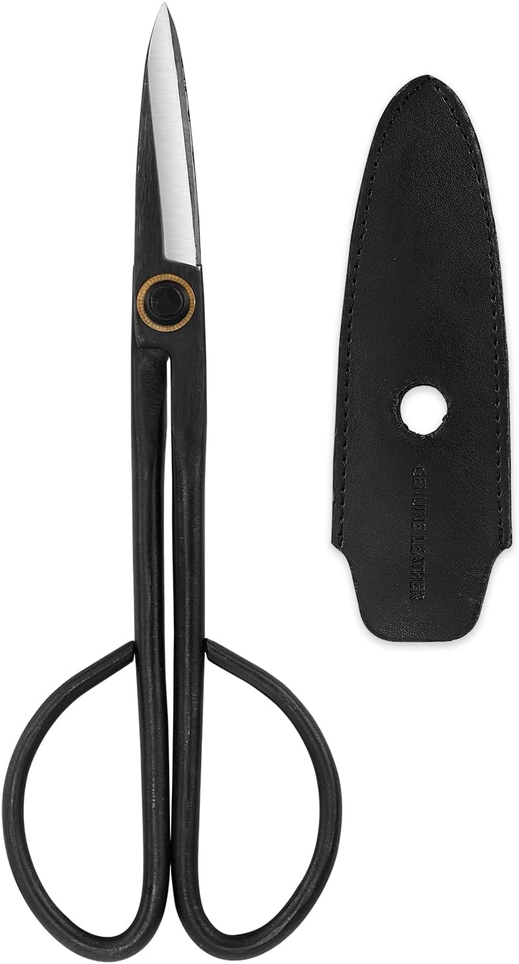 Japanese Bonsai Shears, Long Handle Gardening Scissors
