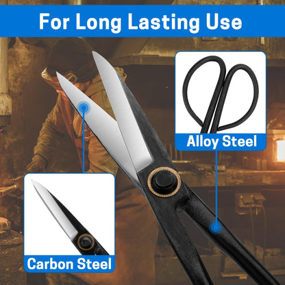 Japanese Bonsai Shears, Long Handle Gardening Scissors