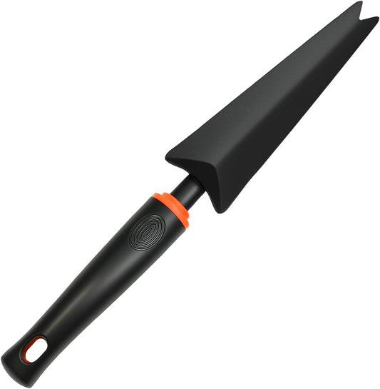Hand Weed Puller Tool, Handy Forked Head Trowel Carbon Steel Shovel Weeder Puller Tool for Courtyards and Gardens