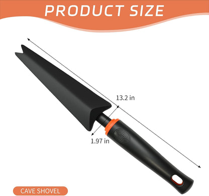 Hand Weed Puller Tool, Handy Forked Head Trowel Carbon Steel Shovel Weeder Puller Tool for Courtyards and Gardens