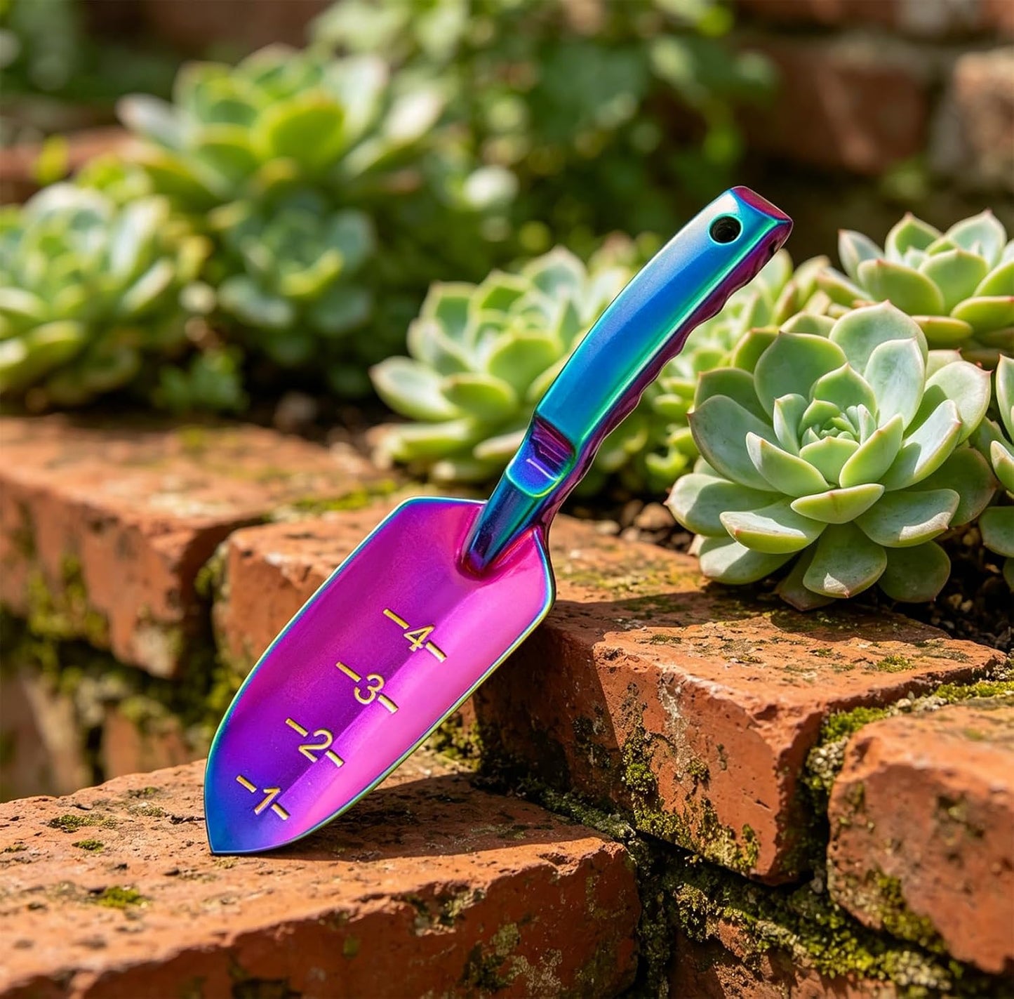 Garden Shovel - Gardening Hand Tool, Heavy Duty Garden Trowel, High Strength Alloy Steel for Planting Transplanting Transferring, Solid Metal Handle, Colorful