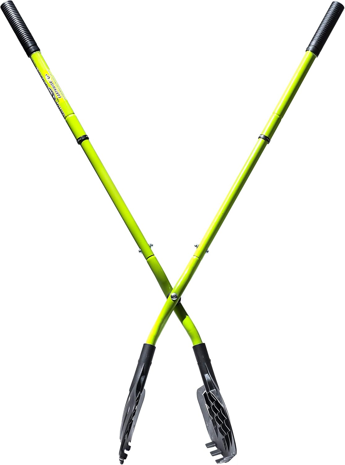 50002 Gator Grabber Telescoping Leaf Clean-Up Tool, Green/Black
