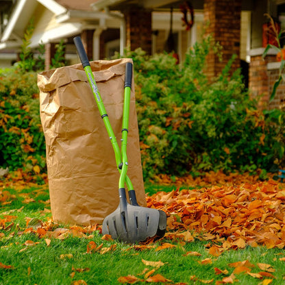 50002 Gator Grabber Telescoping Leaf Clean-Up Tool, Green/Black
