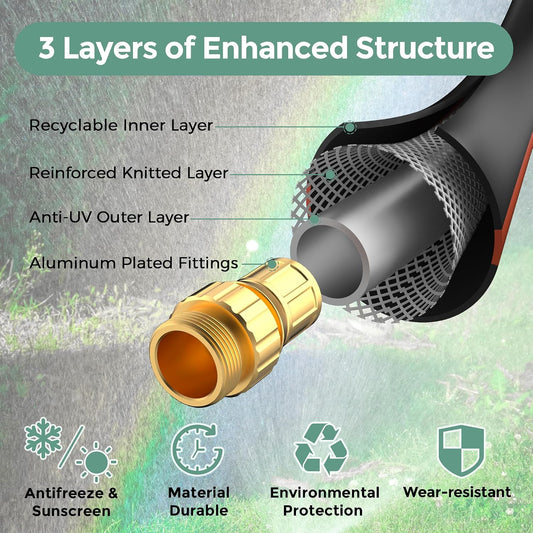 Leader Hose 5/8", 6ft Short Garden Hose
