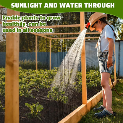 Stronger Garden Mesh Netting, 10 x 20 FT Ultra Fine Nano PP Plant Covers, Small Animals Bird Net Barrier Screen for Vegetables Plants Fruits Flowers Protection, Shading Rate 33%