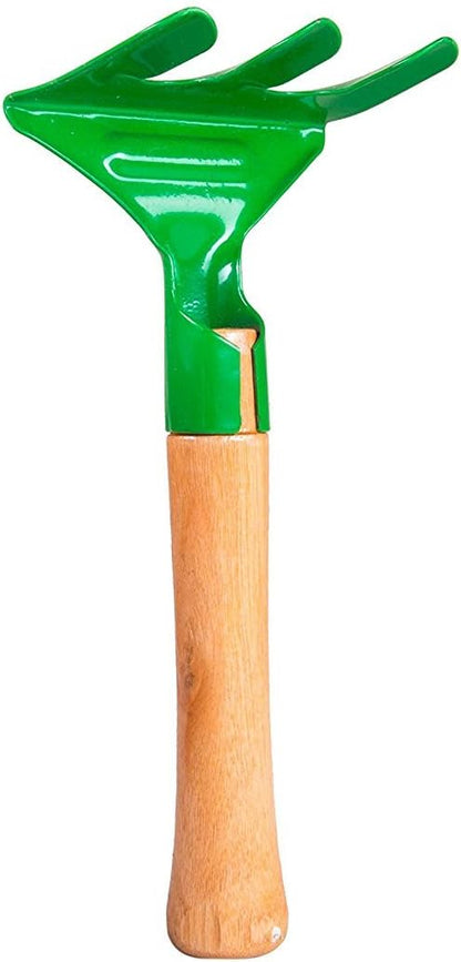 8" Long Gardening Tools for Kids, 3-Piece Kids Garden Tools with Rake,Shovel and Trowel