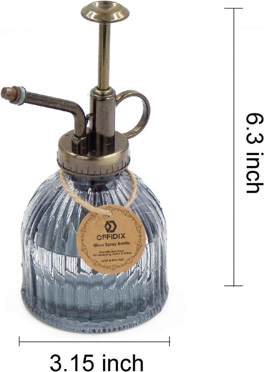 Plant Mister Plant Water Spray Bottle, Vintage Style Gray 6.7 oz