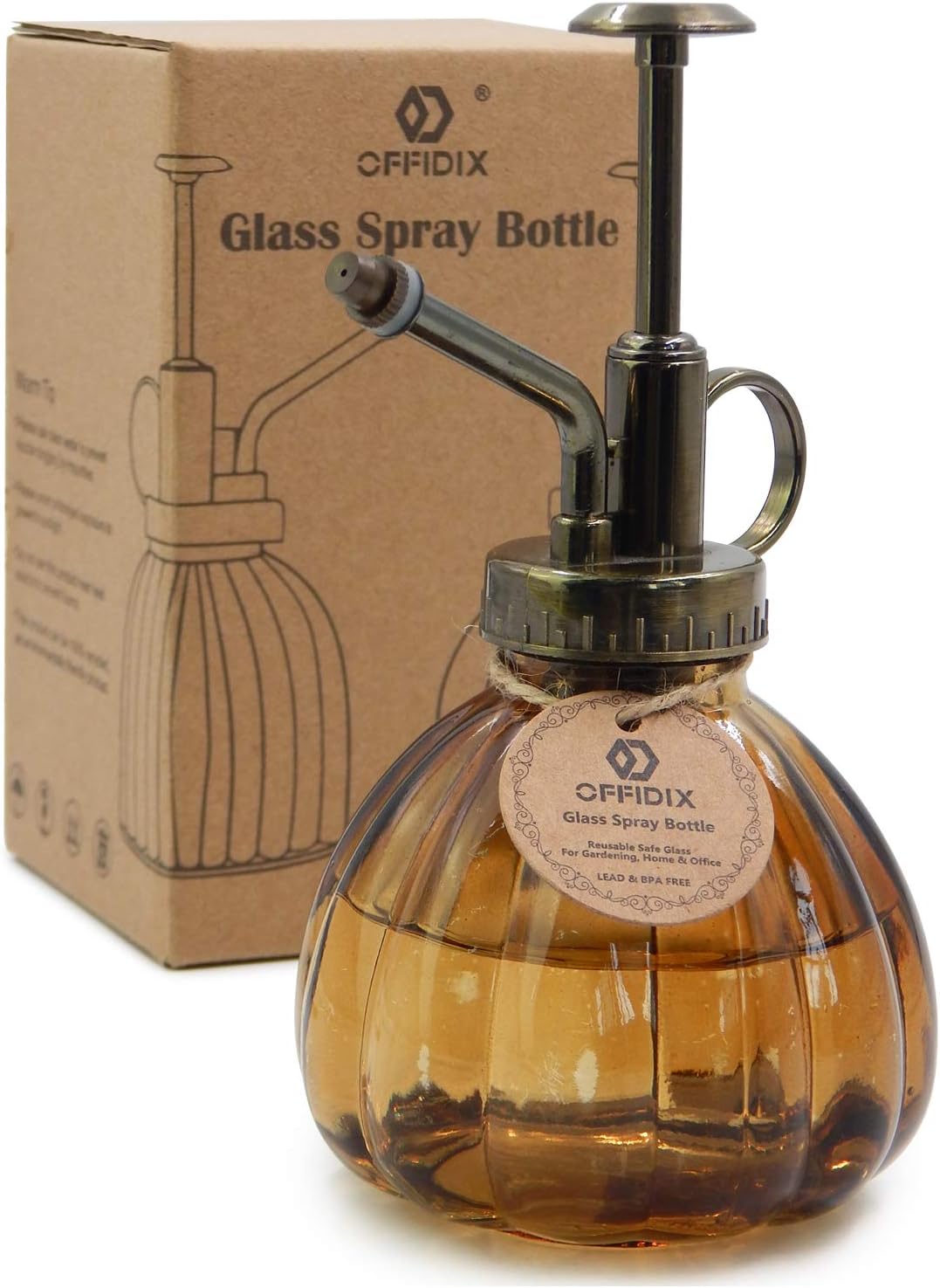 Plant Mister Plant Water Spray Bottle, Vintage Style Gray 6.7 oz